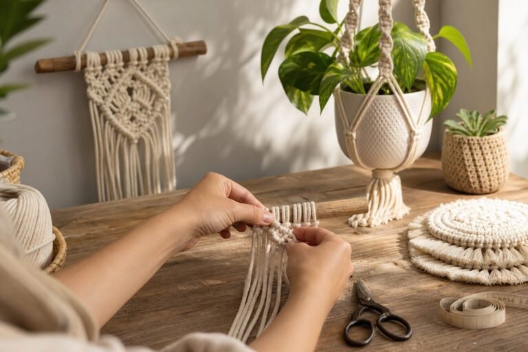 Macramé para vender: guía paso a paso para convertir tu hobby en un ingreso